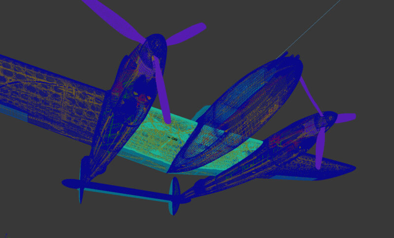 p38_lightning_belly_landing